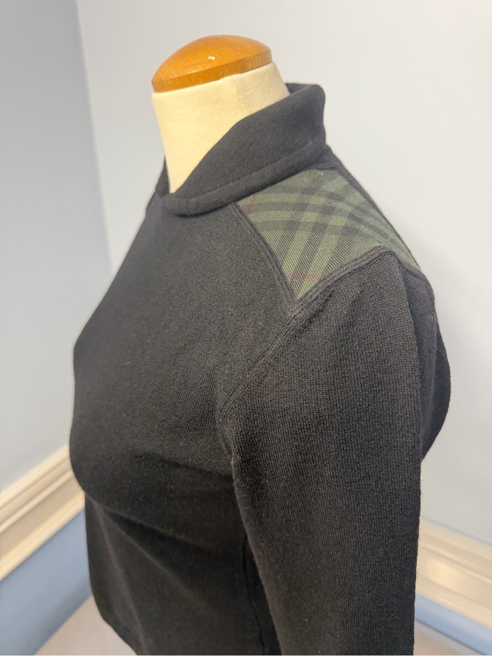 Burberry London Merino Cowl-Neck Sweater
